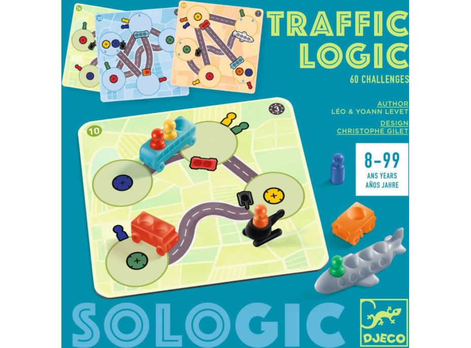 DJECO Logická hra Sologic - Doprava