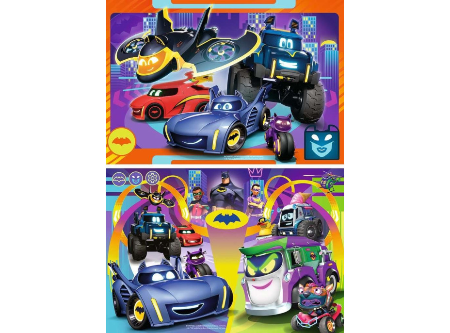 RAVENSBURGER Puzzle Batwheels 2x24 dílků