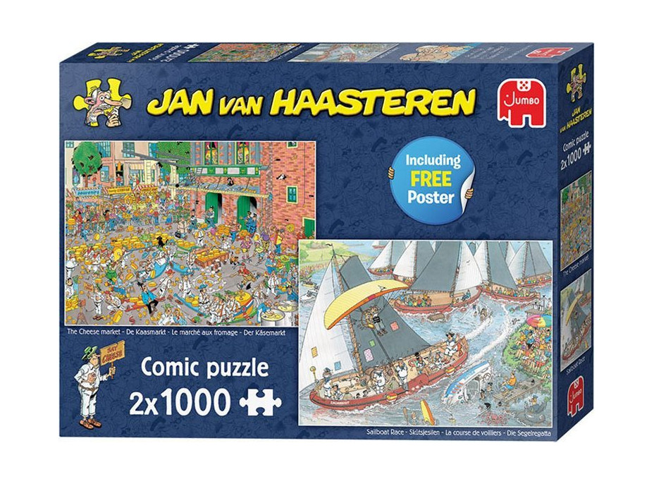 JUMBO Puzzle JvH Holandské tradice 2x1000 dílků