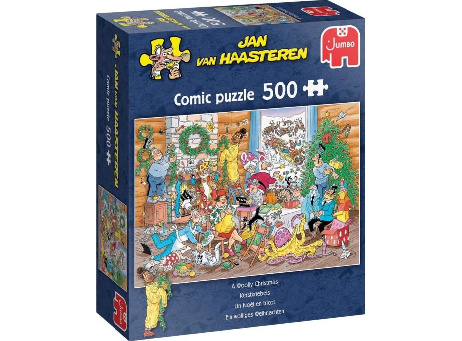 JUMBO Puzzle JvH Vlněné Vánoce 500 dílků