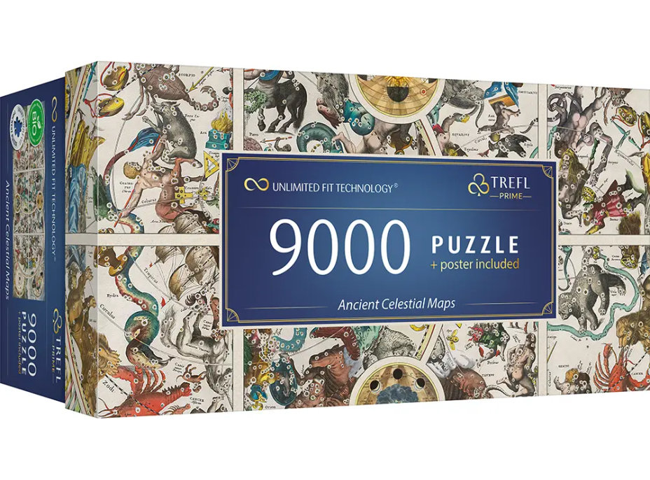 TREFL Puzzle UFT Staré nebeské mapy souhvězdí 9000 dílků