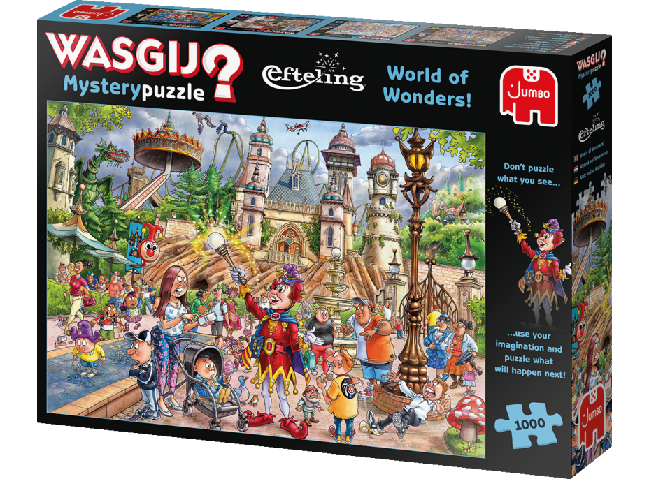 JUMBO Puzzle WASGIJ Mystery Efteling: Svět zázraků! 1000 dílků