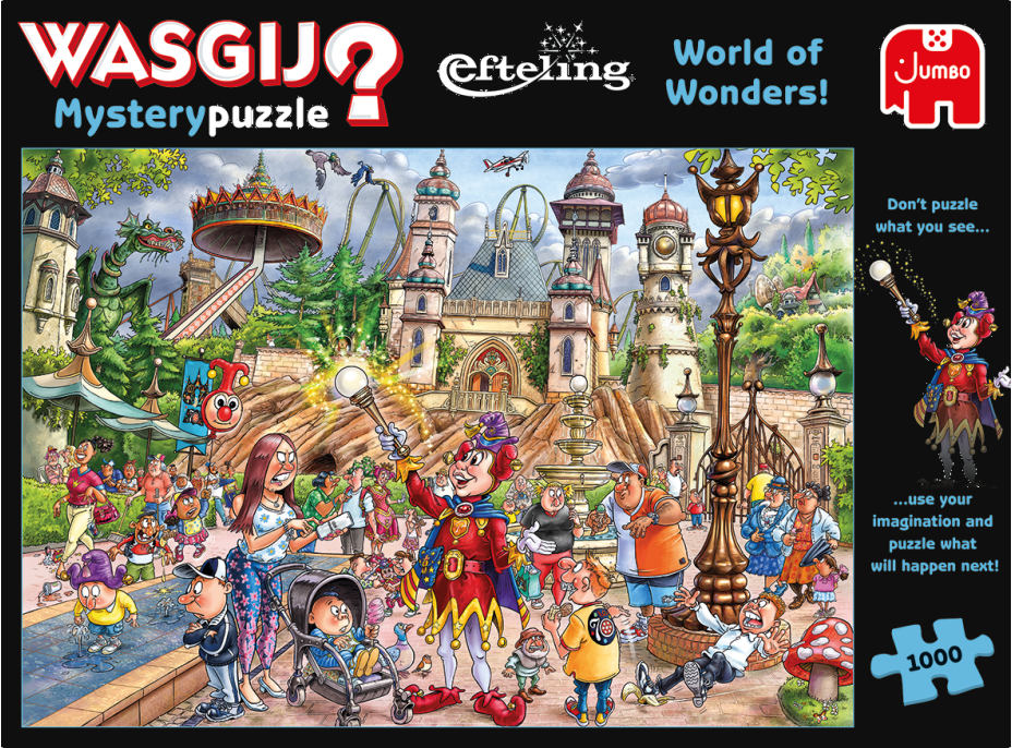 JUMBO Puzzle WASGIJ Mystery Efteling: Svět zázraků! 1000 dílků