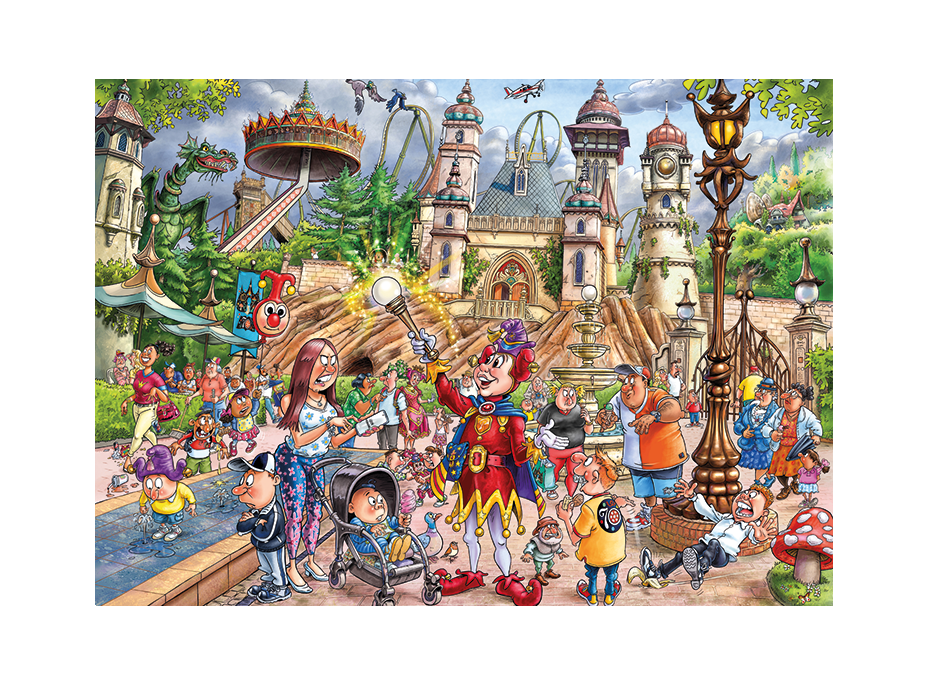 JUMBO Puzzle WASGIJ Mystery Efteling: Svět zázraků! 1000 dílků