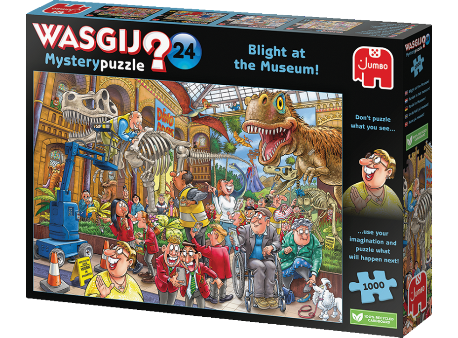 JUMBO Puzzle WASGIJ Mystery 24: Pohroma v muzeu! 1000 dílků