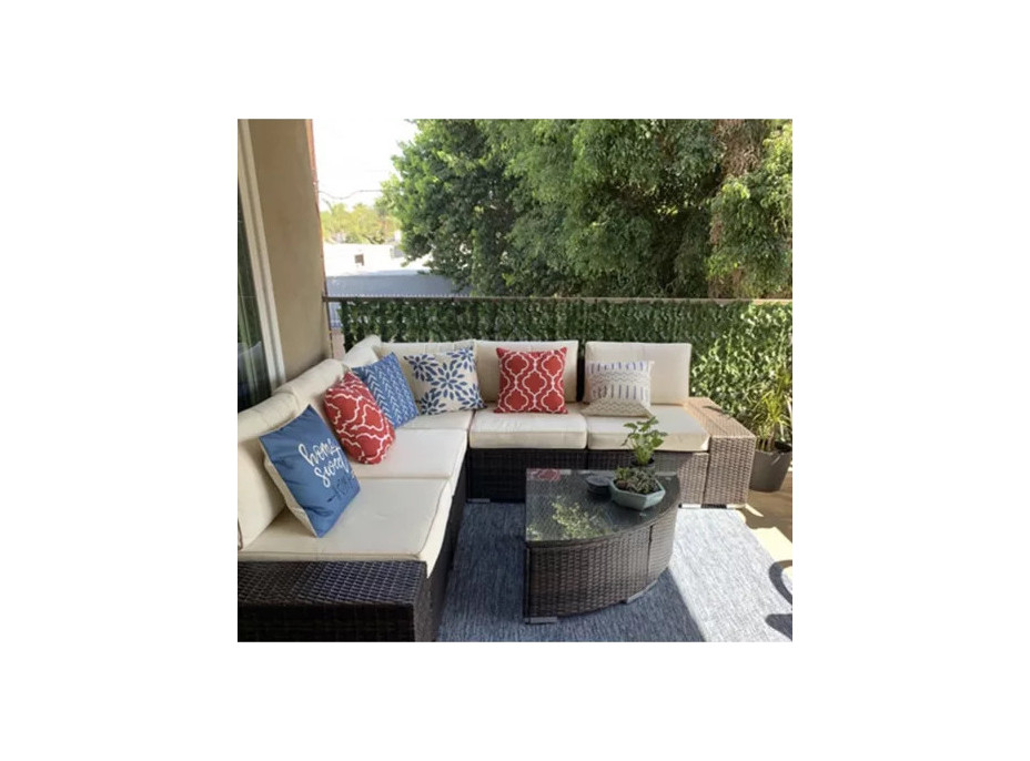 Umělý živý plot na balkon 3 m - umělý břečťan