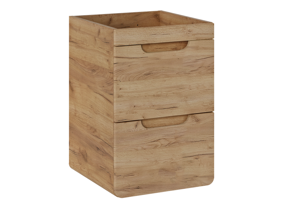 Koupelnová závěsná skříňka pod umyvadlo BÁRA 40 cm - Gold craft dub