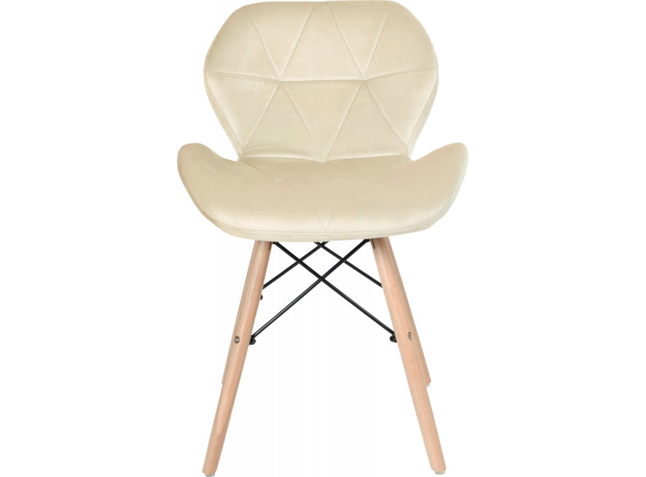 Designové křesílko MURET VELVET DSW - béžové