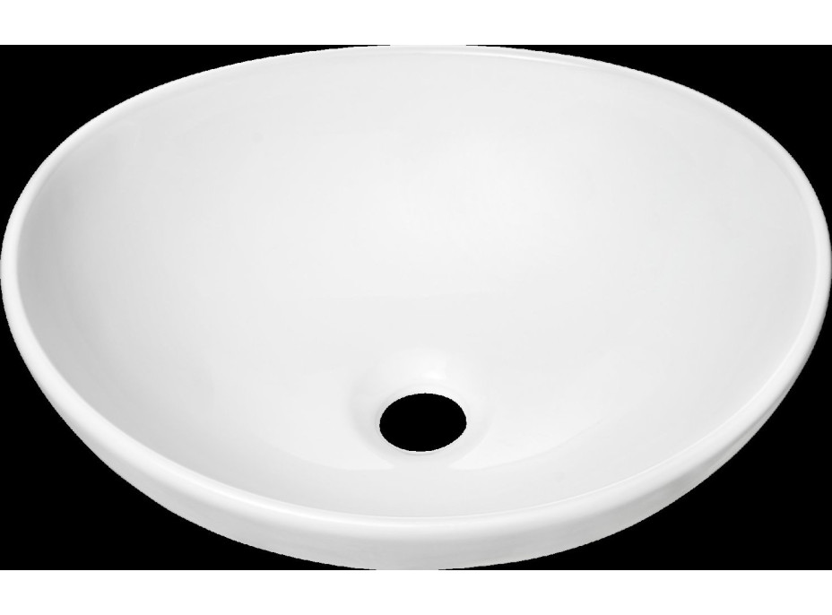 Keramické umyvadlo LENKA - bílé lesklé