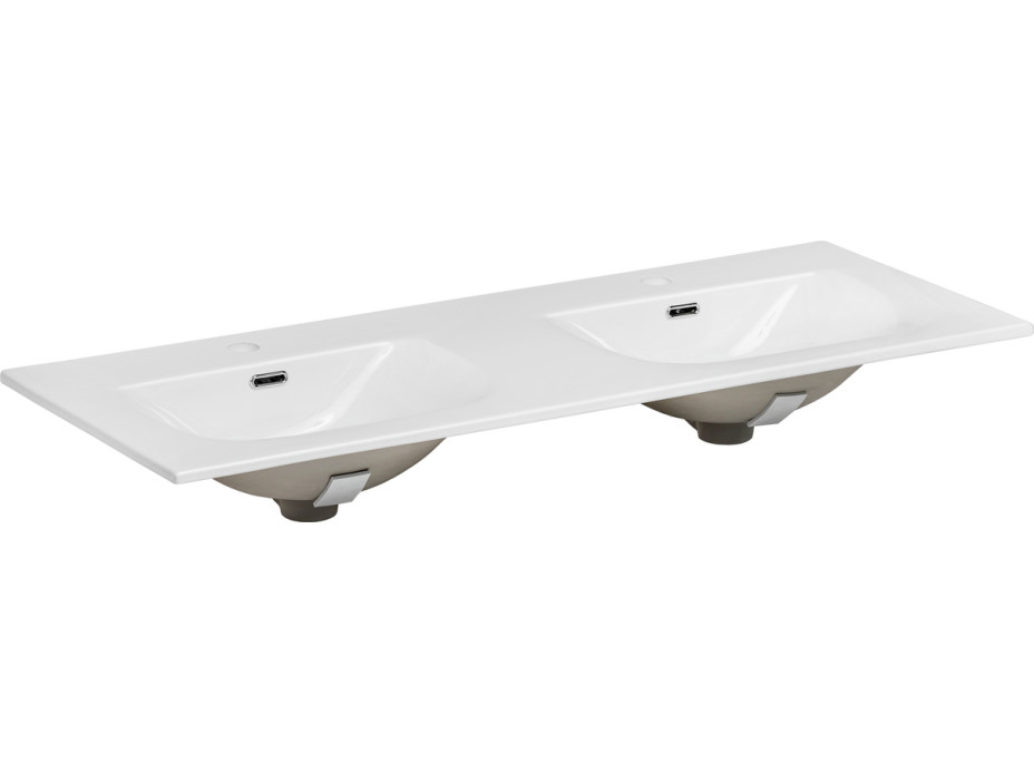 Keramické umyvadlo SKY Double 120 cm DP - bílé