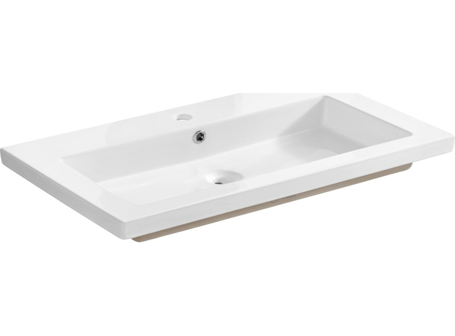 Keramické umyvadlo SPIRIT WHITE 2 100 cm - bílé