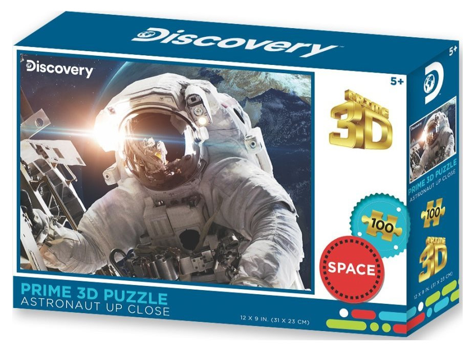 PRIME 3D Puzzle Astronaut zblízka 3D 100 dílků