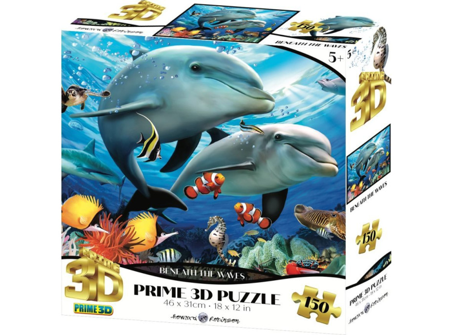 PRIME 3D Puzzle Pod vlnou 3D 150 dílků