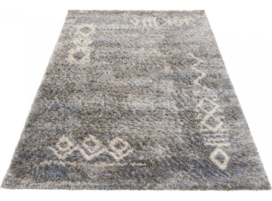 Kusový koberec Shaggy VERSAY Indi - tmavě šedý
