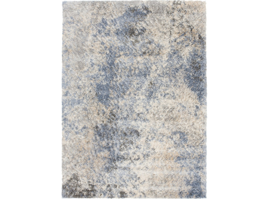 Kusový koberec Shaggy VERSAY Storm - modrý/šedý