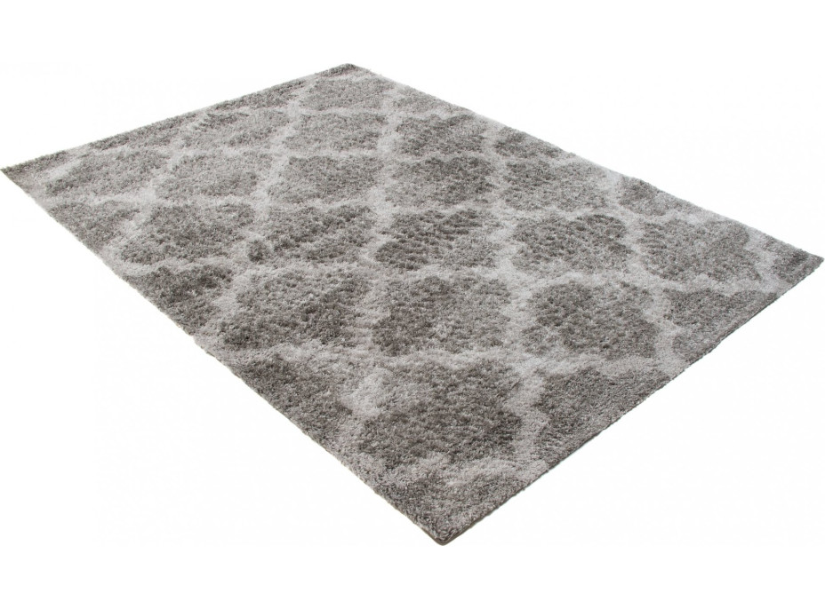 Kusový koberec Shaggy VERSAY Maroko - tmavě šedý