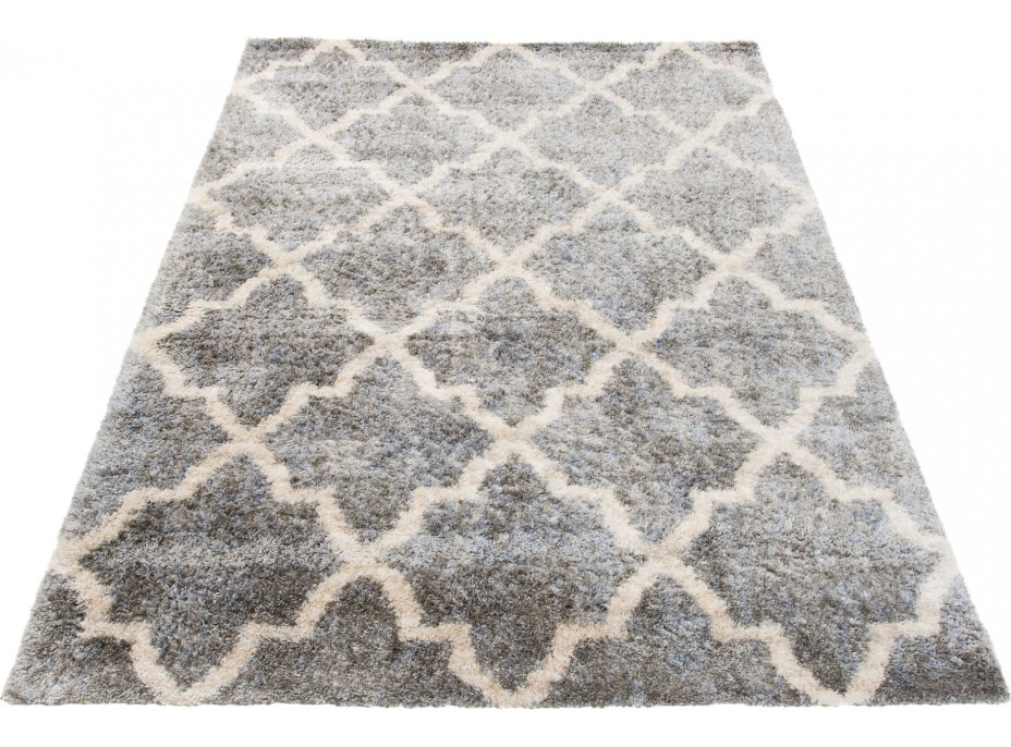 Kusový koberec Shaggy VERSAY Orient - tmavě šedý