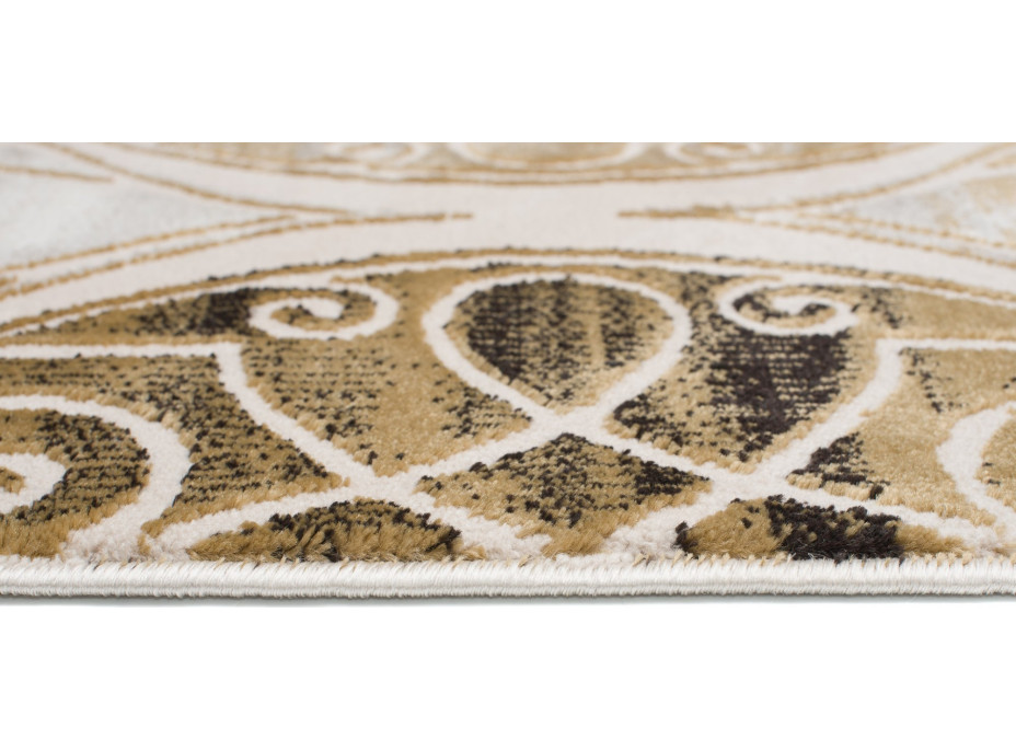 Kusový koberec TANGO Ornaments - hnědý