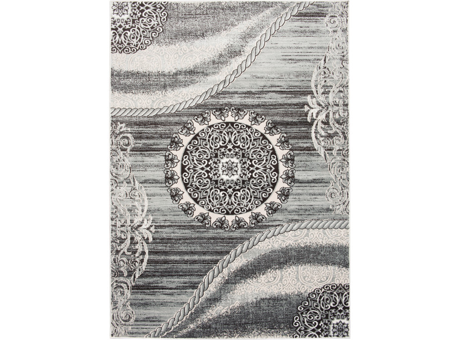 Kusový koberec TANGO Rosette - šedý