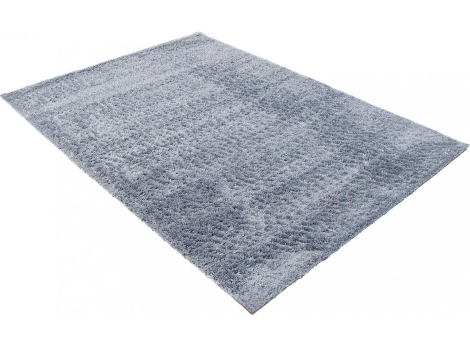 Kusový koberec Shaggy VERSAY Mono - modrý