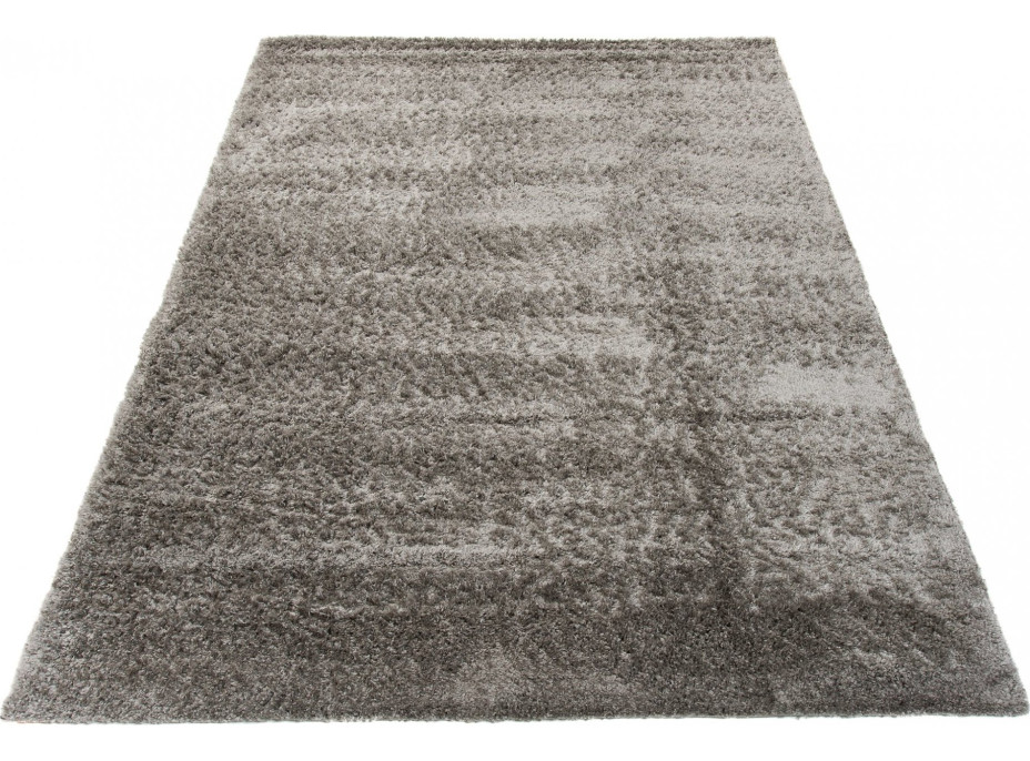 Kusový koberec Shaggy VERSAY Mono - tmavě šedý