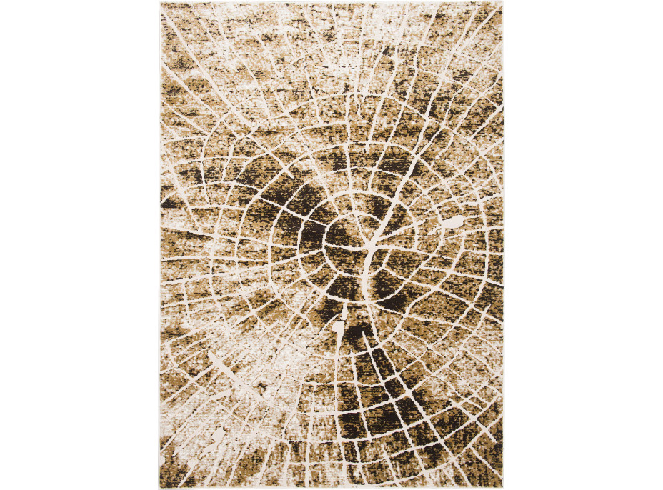Kusový koberec TANGO Wood - hnědý