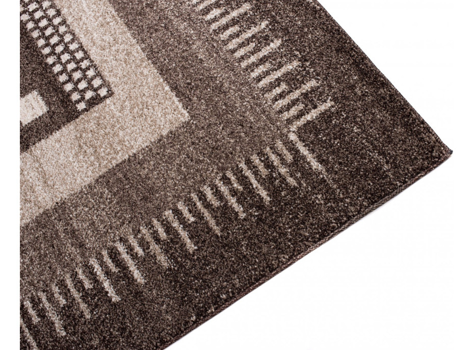 Kusový koberec SARI Outline - tmavě béžový