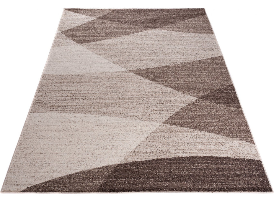 Kusový koberec SARI Fusion - béžový/hnědý