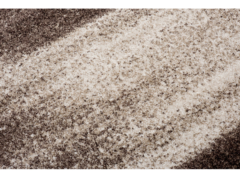 Kusový kulatý koberec SARI Fog - hnědý
