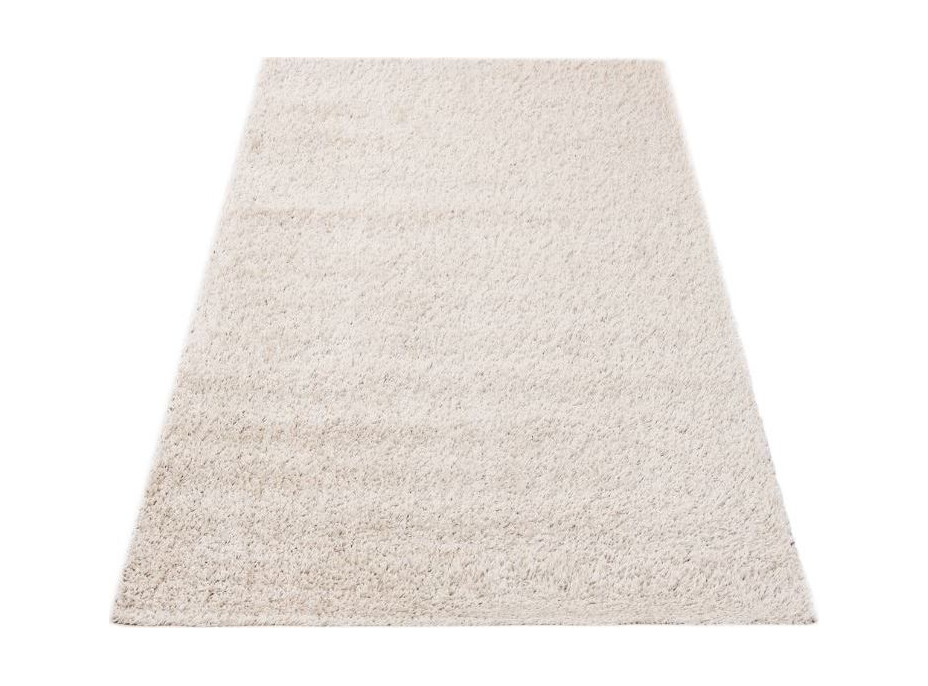 Kusový koberec Shaggy SOHO - tmavě béžový