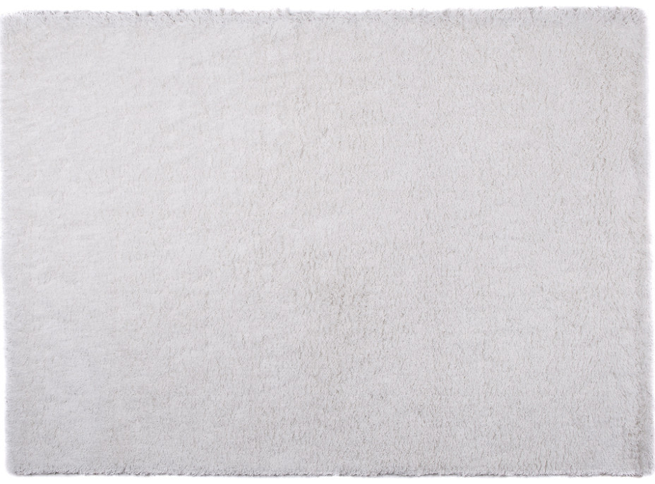 Kusový koberec Shaggy OPTIMAL - bílý