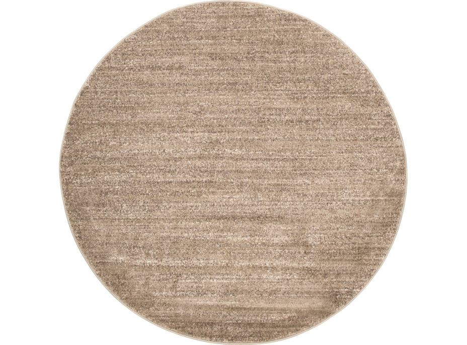 Kusový kulatý koberec SARI Mono - béžový