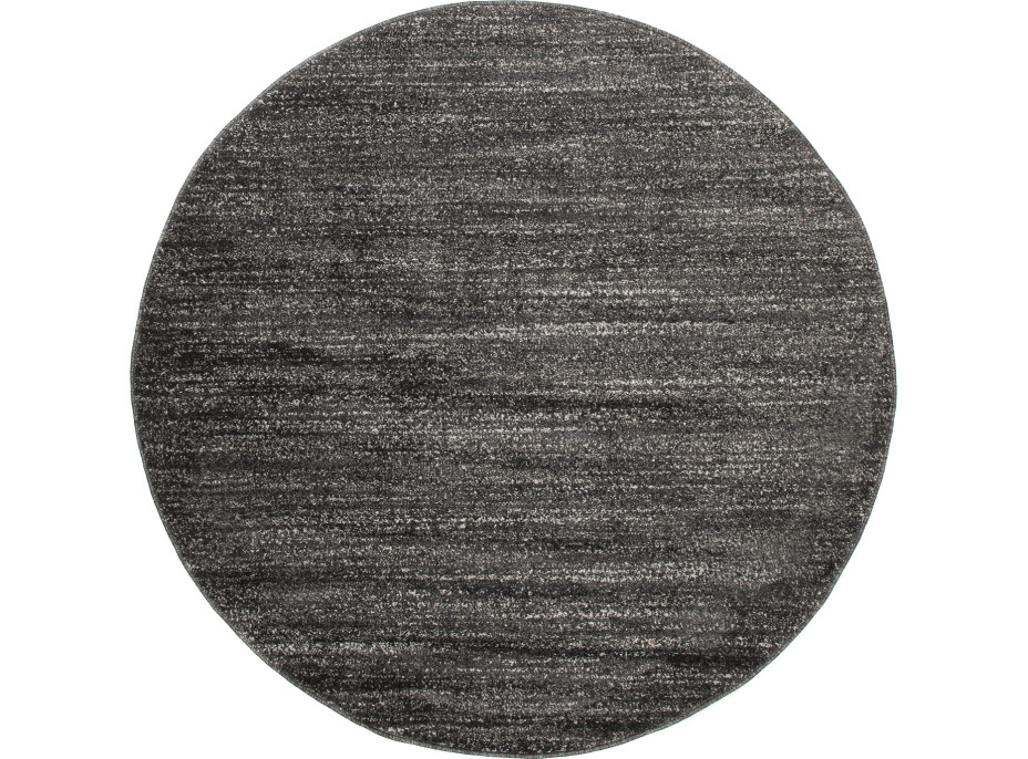 Kusový kulatý koberec SARI Mono - černý