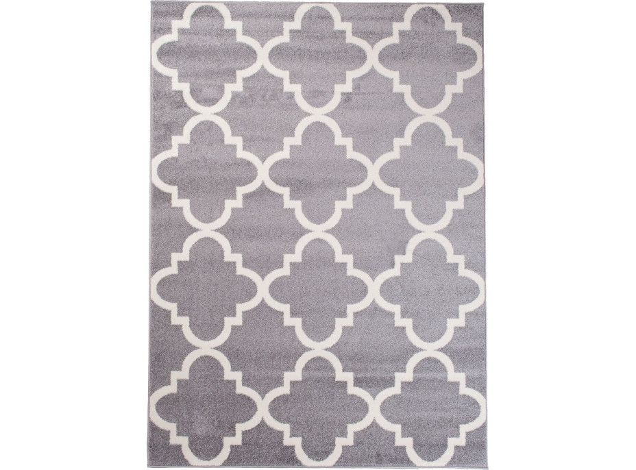 Kusový koberec JÁVA Maroko - světle šedý