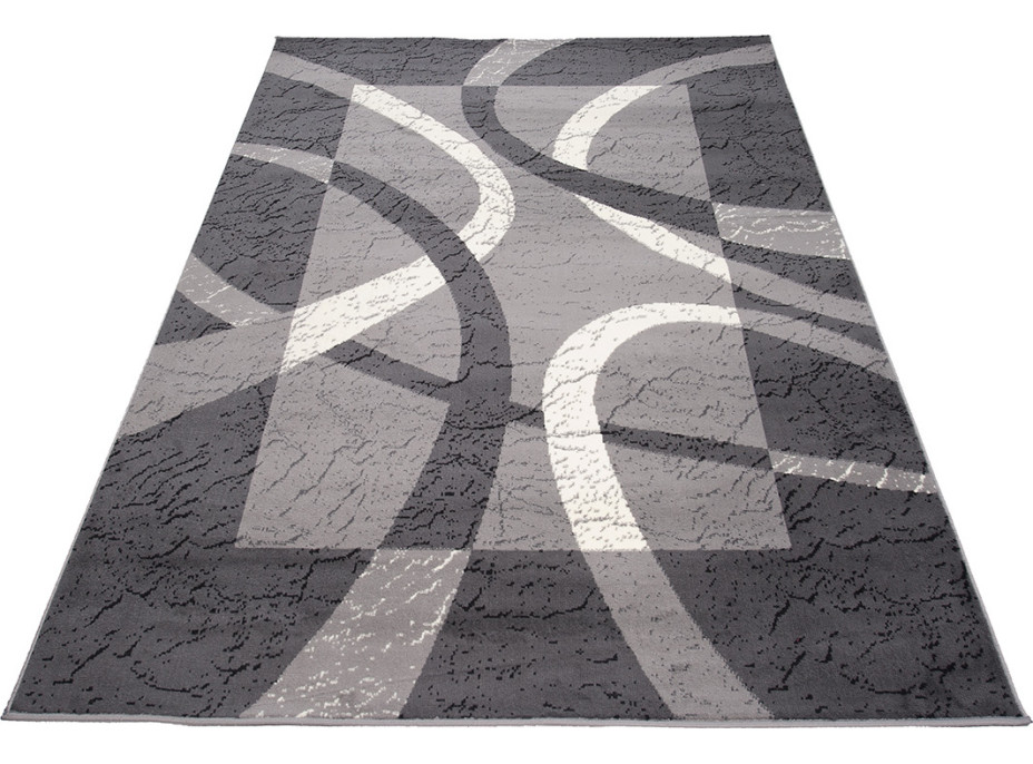 Kusový koberec TAPIS Ribbon - tmavě šedý