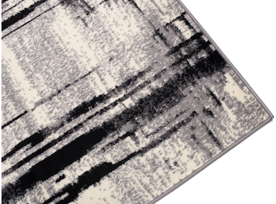 Kusový koberec TAPIS Abstract - černý/bílý