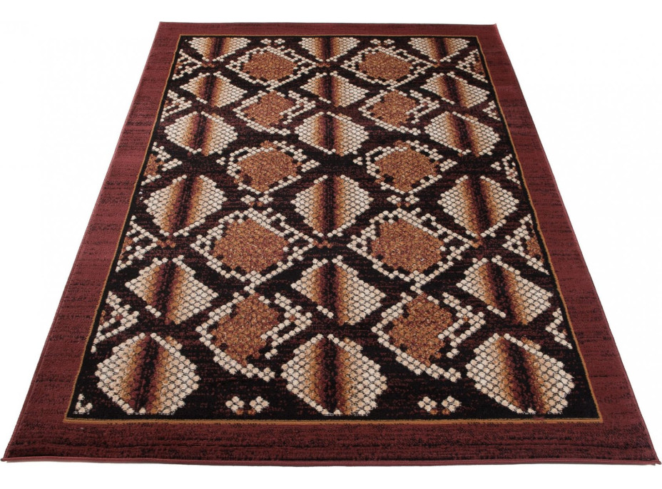 Kusový koberec TAPIS Python - hnědý