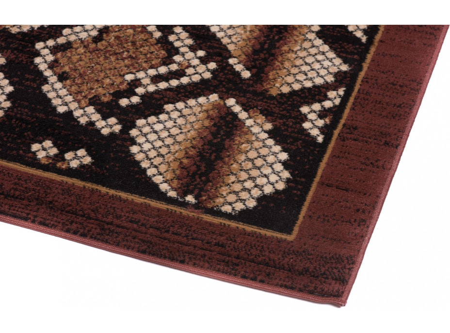 Kusový koberec TAPIS Python - hnědý