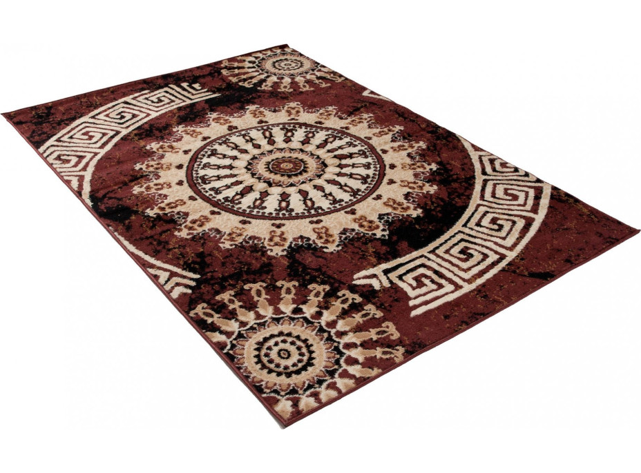 Kusový koberec TAPIS Rosette - hnědý