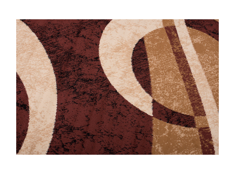 Kusový koberec TAPIS Circle - hnědý