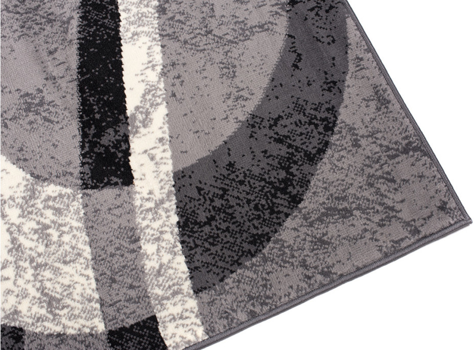 Kusový koberec TAPIS Circle - tmavě šedý