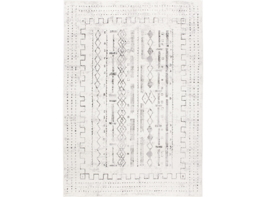 Kusový koberec GRACE Patterns - krémový/světle šedý