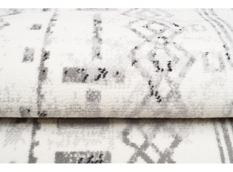 Kusový koberec GRACE Patterns - krémový/světle šedý