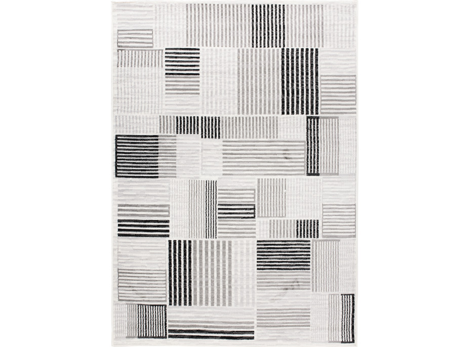 Kusový koberec GRACE Tiles - krémový/světle šedý