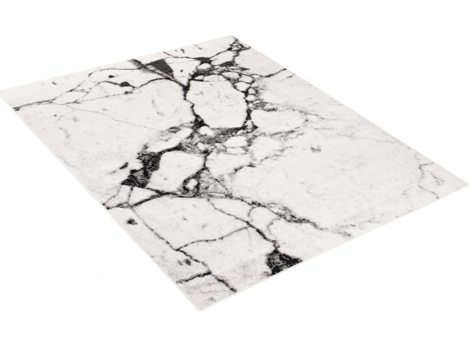 Kusový koberec GRACE Marble - krémový/černý