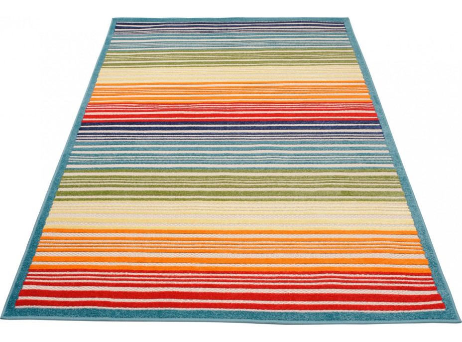 Kusový koberec AVENTURA Colours - krémový/oranžový/modrý