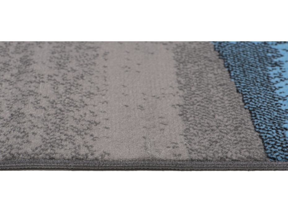 Kusový koberec MAYA Pave - modrý/šedý