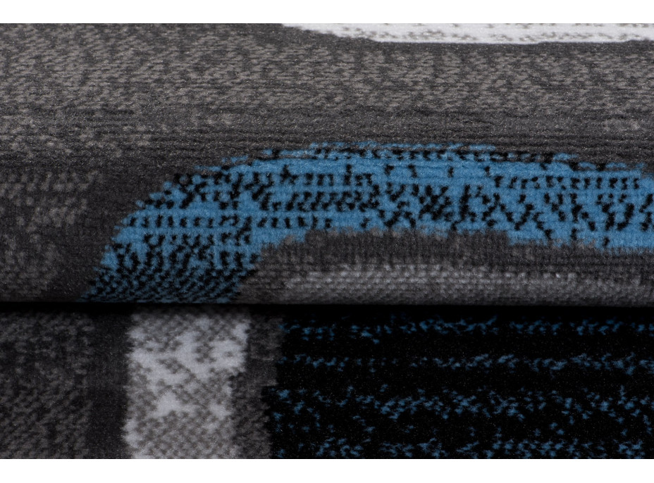Kusový koberec MAYA Pave - modrý/šedý