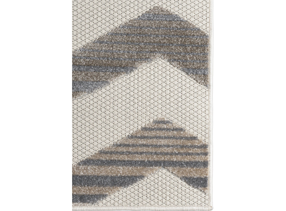 Kusový koberec AVENTURA Cik cak - krémový/béžový