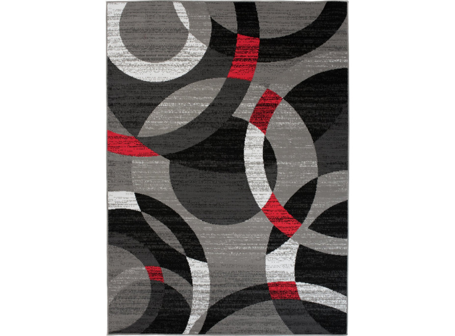 Kusový koberec MAYA Mingle - červený/šedý